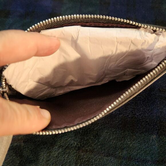 Coach Cosmos Corner-zip Wristlet